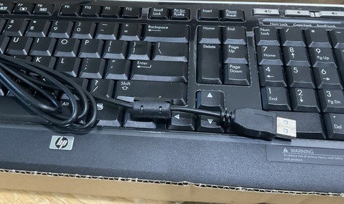 HP Computer Keyboard ~ Model 5335U ~ USB Wired ~ New in Box - Picture 4 of 7