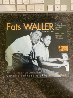 Fats Waller Complete Recorded Works Volume 5 4 CDs BRAND NEW SEALED IMPORT JSP