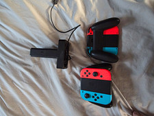 Nintendo Switch Joy-Con Charging Grip Dock with Red/Blue Controllers Pair