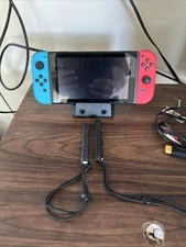 Nintendo Switch Console HAC-001 w/JoyCon Dock Charger HDMI Rank A+ W/ 11 GAMES