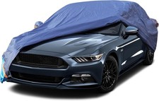 Car Cover Waterproof All Weather, 6 Layers Outdoor Full Exterior Cover Rain Sun