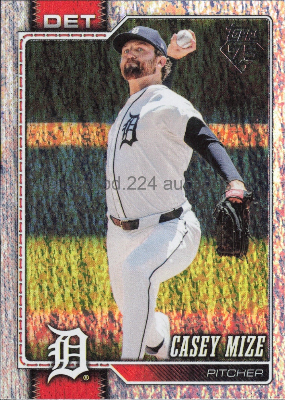 2026 TOPPS MLB - Casey Mize - Rainbow Holo Foil #16  Detroit Tigers
