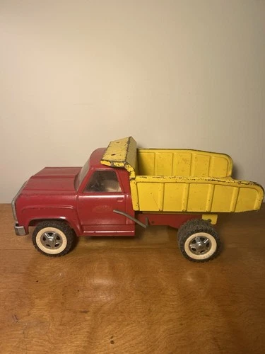 Tonka pressed steel dump truck.
