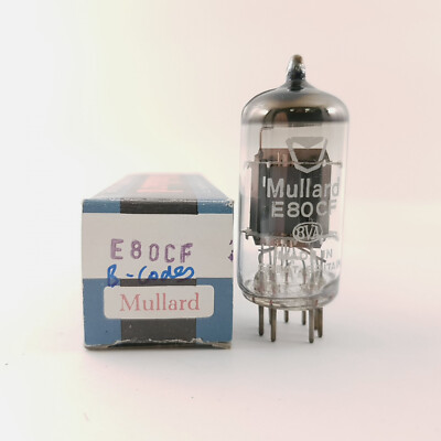 1 X E80CF MULLARD TUBE. B CODE. NOS/NIB. RCB44