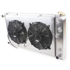 4 Row Radiator Shroud Electric Fan For Buick 1970-1983 Estate 1971-1972 Gs 455