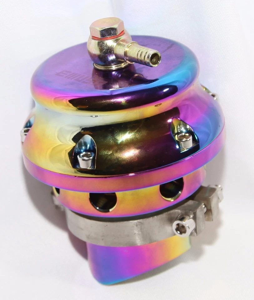 EMUSA Turbo Universal Blow Off Valve 50MM V Band Rainbow Mustang Camaro Neon bov - Image 2 of 4