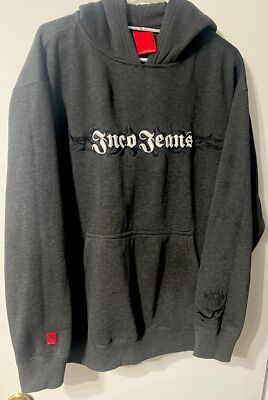 90s Y2K PNB NATION モッズコート スウェード 黒 XL Vintage 90's Y2K JNCO Jeans Hoodie Skateboard Sweatshirt