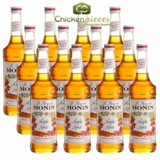 Monin Premium Maple Spice Flavoring Syrup 750mL/25.36oz 12/Case