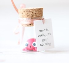 Funny Birthday  Personalized Gift for Girlfriend Boyfriend Miniature Figure Crab
