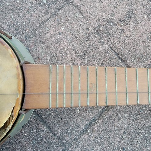 Antique Ukulele Banjo 4 String Musical Vintage Instrument As Is Gretsch - Picture 4 of 9