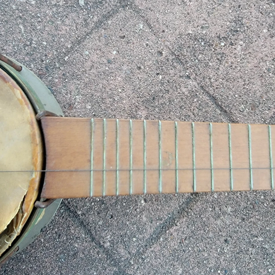 Antique Ukulele Banjo 4 String Musical Vintage Instrument As Is Gretsch - Image 4 of 4