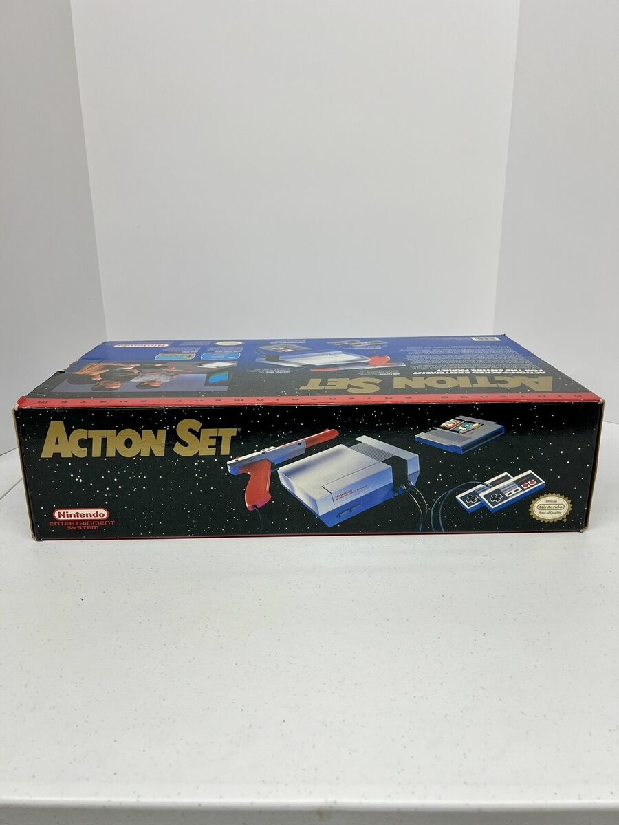Nintendo NES Action Set System 100% Complete in Box CIB Nintendo NES Action Set System 100% Complete in Box CIB