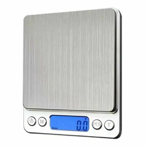 Weigh Gram Scale Digital Pocket Scales 3000g by 0.1g Grams for Jewelry Gold - Afbeelding 1 van 6