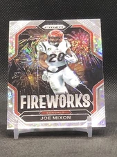 Joe Mixon 2022 Prizm FIREWORKS Silver Disco Cincinnati Bengals 