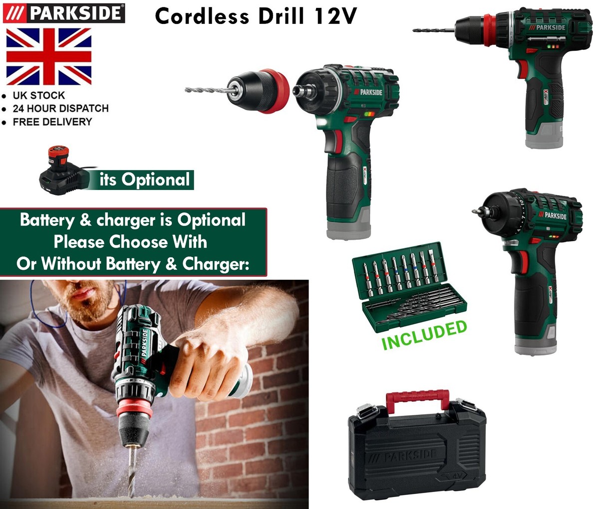 Parkside Sds Plus Lidl Corded Drill Drill Bits Parkside Cordless