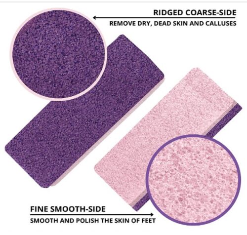 Pumice Stone for Feet Exfoliate & Remove Dead Skin & Calluses (pack of 4) - Picture 3 of 8