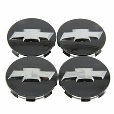 Set Of 4 Matte Black 20 22 Wheel Center Caps Silverado Suburban Tahoe 3.25