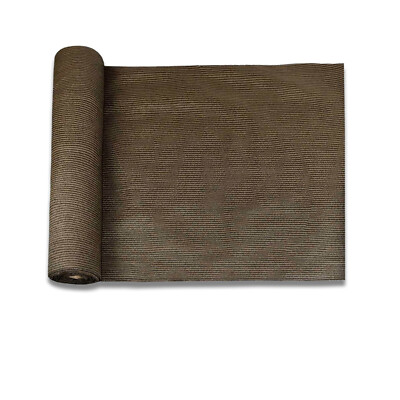 6' 8' Fabric Roll Mesh Shade Cloth Fence Privacy Screen UV Block Outdoor-Brown