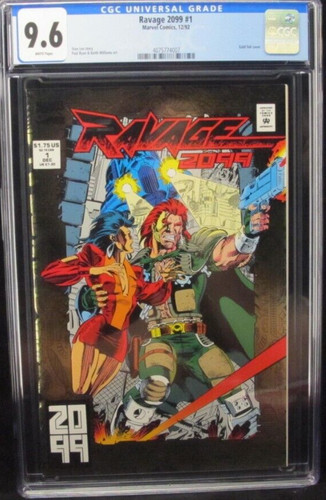 Ravage 2099 #1 Gold Foil Cover CGC 9.6 White Pages MCU Marvel Comics