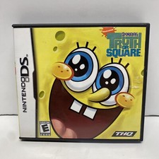 Nickelodeon Spongebob  s Truth Or Square - Nintendo DS THQ CIB 