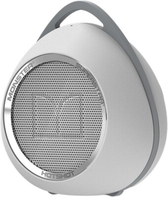 Monster Superstar Hotshot Portable Bluetooth Speaker White/chrome