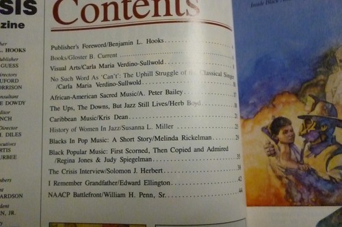 Duke Ellington DIANA ROSS Music CRISIS Magazine February 1991 NAACP Black - Picture 2 of 4