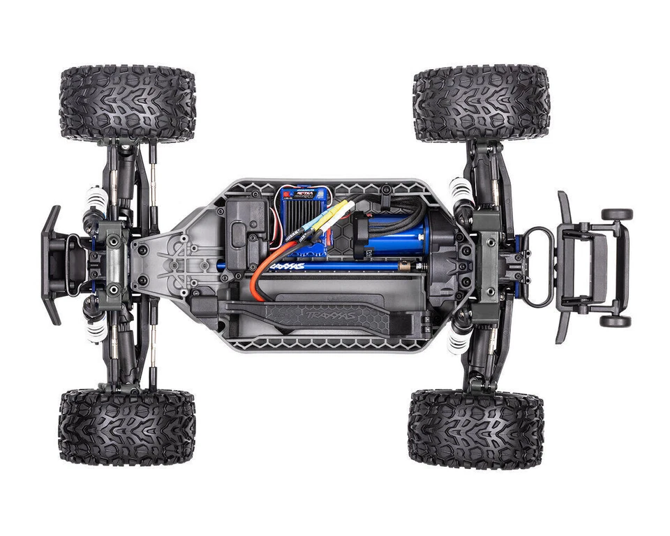 Traxxas TRX 67376 -4 ORANGE Rustler 4x4 HD VXL Brushless 1:10 Stadium Truck - Photo 3/4