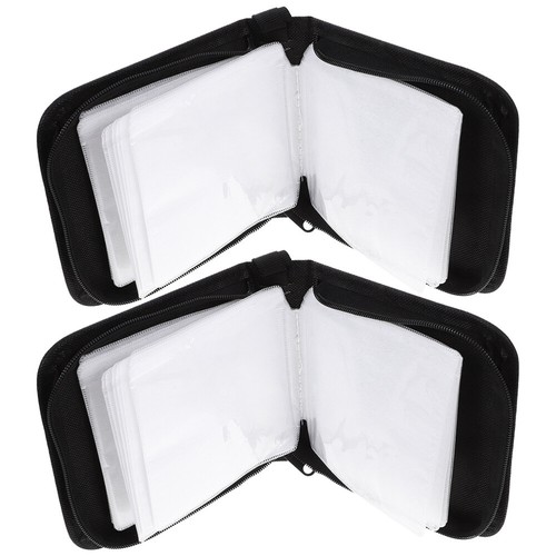 2 Pcs CD-Aufbewahrungstasche Reisen DVD -CD -Halter DVD-Aufbewahrungsbox - Afbeelding 5 van 12