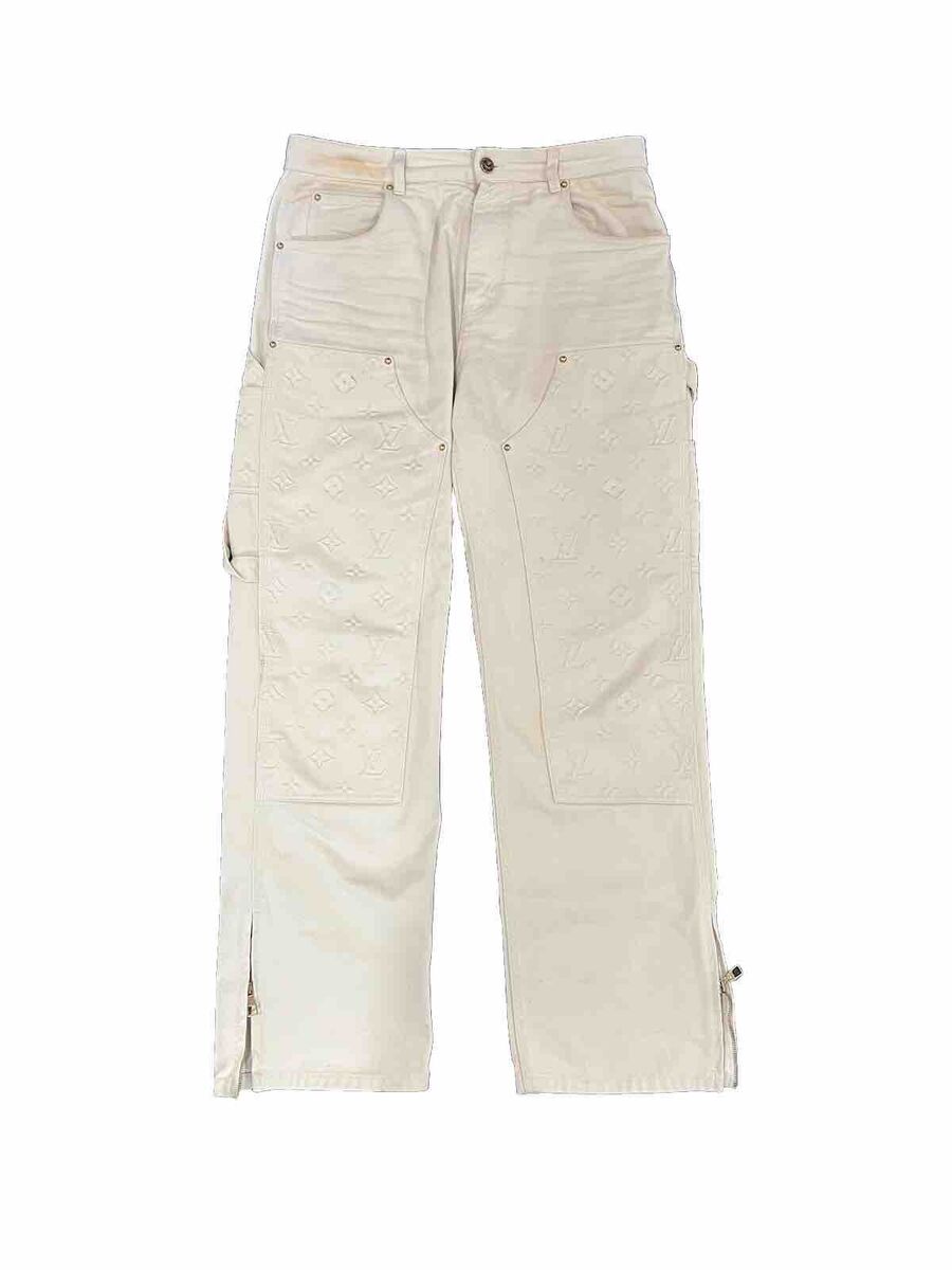 Louis Vuitton Double Knee Monogram Carpenter Pants | eBay Louis Vuitton Double Knee Monogram Carpenter Pants | eBay