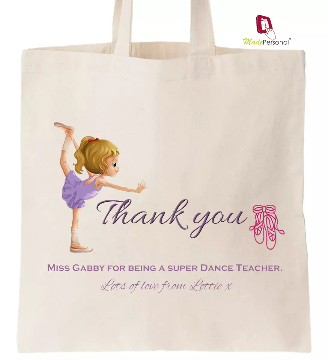 Ballerina hotsell tote bag