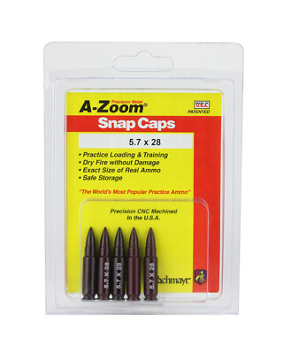 A-Zoom Snap Caps-5.7x28mm Precision Metal Snap Caps-Pack of 5-15130