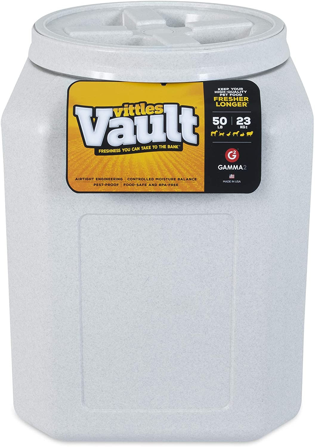 Storage Container, Up To 50 Pounds Dry Pet Food Storage