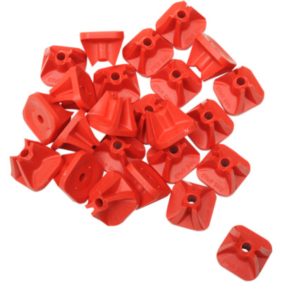 Stud Boy Single Backer Plates - Red - 24 Pack | 2513-P1-RED