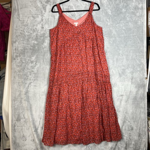 Joie Dress Womens Medium Fairy Tiered Max Sleeveless Bondi Tea Rose - Picture 8 of 15