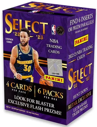 2022/23 Panini Select BASKETBALL - BLASTER BOX - 6 PACKS - TIGER PRIZM!!??
