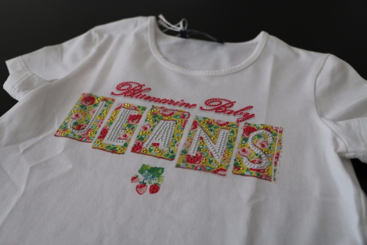 T-shirt Pour Fille Miss Blumarine - Taille 4 Ans - Super Promo !