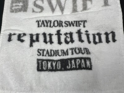 ア*ス様 TAYLOR SWIFT ReputationTour公式グッズブラン Official Taylor Swift Reputation Stadium Tour Club Japan Towel