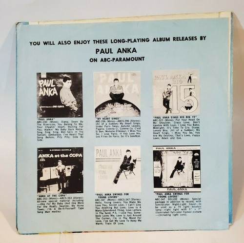 Paul Anka SUMMER'S GONE / I'D HAVE TO SHARE(PIC SLEEVE ONLY)#10147 STRONG VG TO+ - Picture 2 of 2