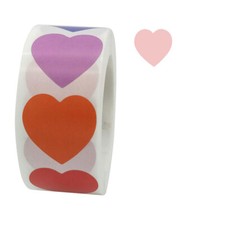 500pcs/roll Round Blank Sticker 1inch Personalised Business Label Tag Multicolor