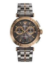 NEW Versace Mens Aion Bronze 45mm Bracelet Fashion Watch VE1D00619
