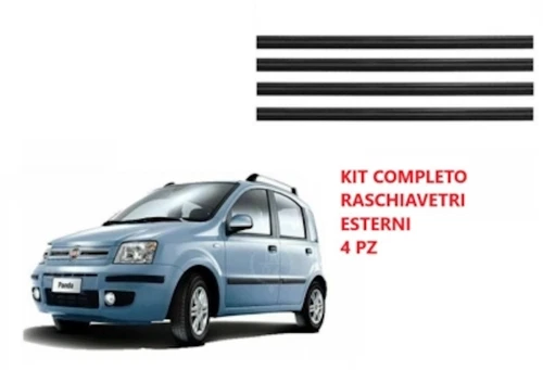 COMPLETE KIT WINDOW SCRAPER EXTERNAL GASKETS Fiat Panda 2003 PZ.4 71771150