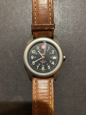 Wenger Marlboro Water-Resistant Swiss Army Woman S.A.K. Watch Date Leather WENGER Marlboro Unlimited Quartz Watch SAK Design Womens  main image 2