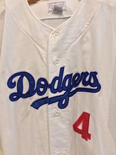 Rara maglia vintage anni 90 Duke Snider Los Angeles Brooklyn Dodgers starter grande - Foto 4 di 6