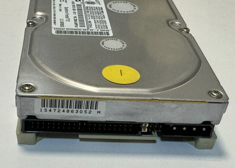 💻 Quantum Fireball ST Apple Logo'd 4.0GB 655-0511 IDE Hard Drive Tested Working - Image 3 of 4