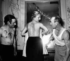 Vintage Tattoo Image 14 x 11" Photo Print