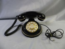 RADIO SHACK HERITAGE HILL FASHION BLACK DESK PHONE 43-847 