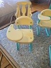 Vintage Barbie School Desk Chairs Lot Of 5 + Rocking Chair And Locker As Is — photo 2