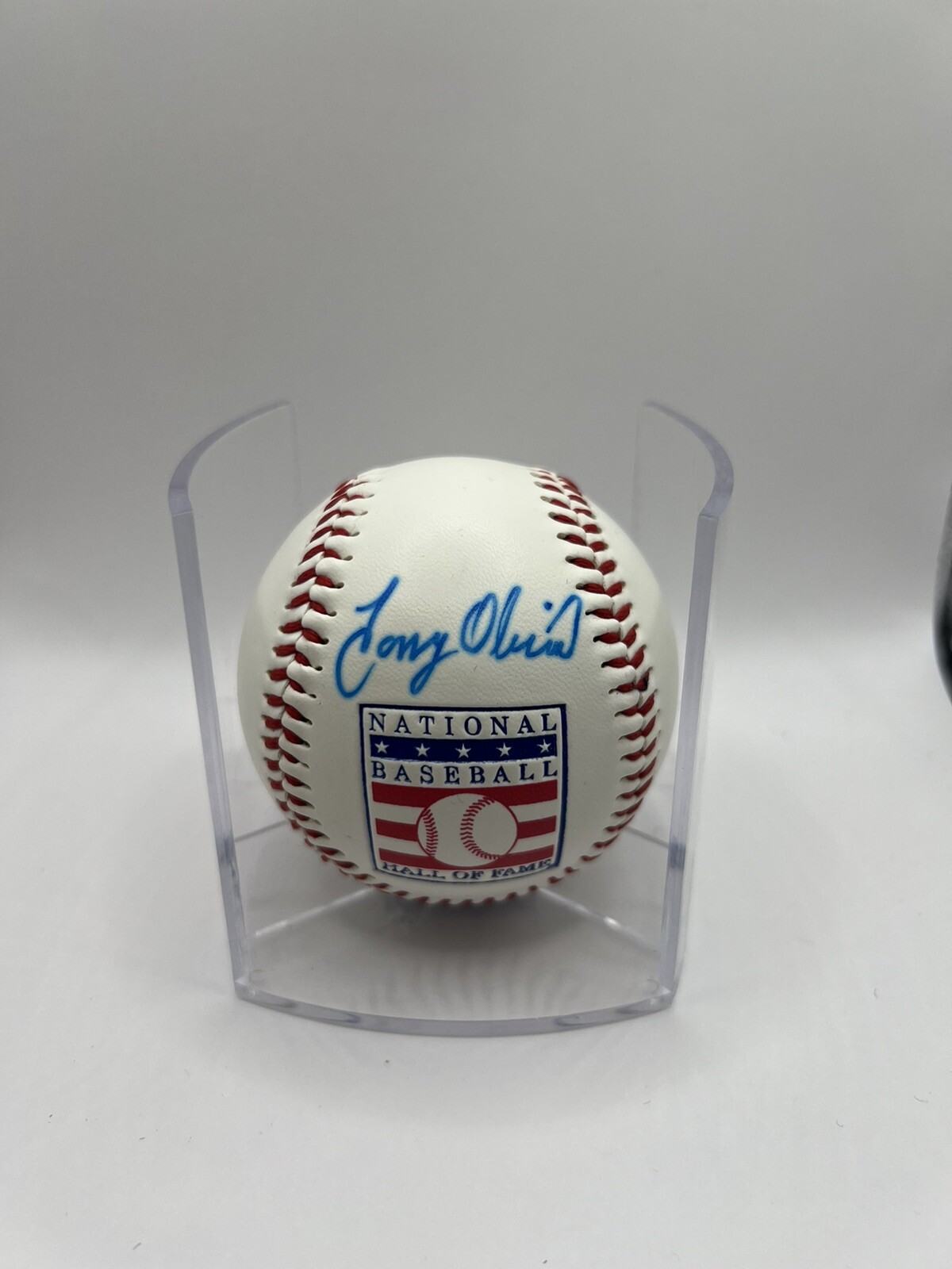 Tony Oliva Autographed Signed Minnesota Twins Rawlings Hall Of Fame Baseball W/ Cube Beckett COA 