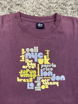 【OLD STUSSY】Stussy World Tour Chuck Taylor Tee World Tour Tee in navy – Stüssy