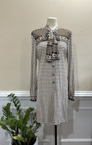 Tory Burch Bow Mid Dress Women Size Medium